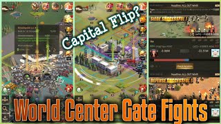 🔥 HUG V/S XZC 🔥 World Center Gate Fight & Capital Flip ::: Last Shelter Survival #24EGaming