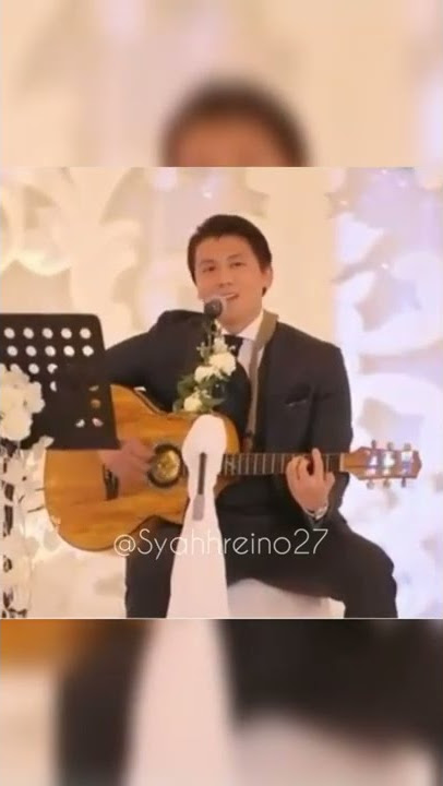 Reino nyanyi lagu Restu untuk Istri #syahrini #reinobarack#princessyahrini #wedding #shorts