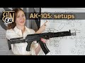 Modded Alpha AK-105: setups