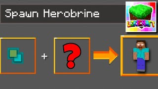HOW to Make a Herobrine Spawn Egg in Lokicraft