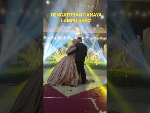 Pengaturan Cahaya Lampu Beam Wedding Lightingdecor Lightingdesign Weddingdance Weddingdress