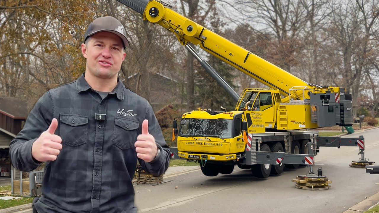 157 FEET FROM THE CRANE – Our Farthest Tree Pick Ever