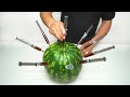 Experiment  watermelon vs coca cola  mrtinkerer