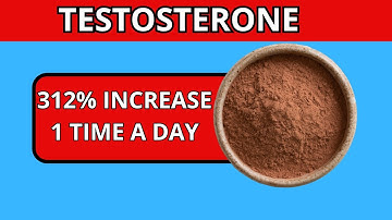 ONCE A DAY to have the TESTOSTERONE levels of a 20-year-old person