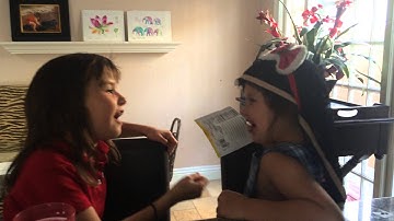 The Fish Secret Sound game with your hosts Emma and Allie😄