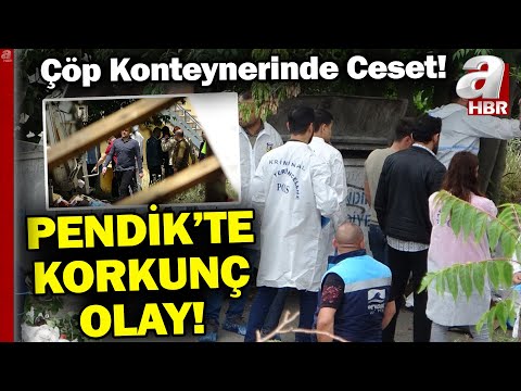 Pendik'te Korkunç Olay! 2 Ayrı Çöp Konteynerinde  Erkek Cesedi Bulundu | A Haber