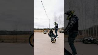 треним на REGULMOTO sport 003 / тг: STUNTCARROT 🤙 #motorcycle #stunt #pitbike #motovlog #стант