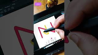 Jene Custom Typography Logo Design 🔥 | Procreate Name Logo Process #namelogo #logo #logodesign