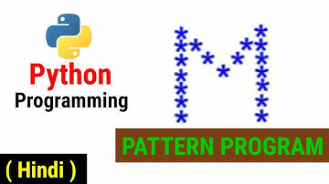 Python Pattern Programs | Printing Stars 