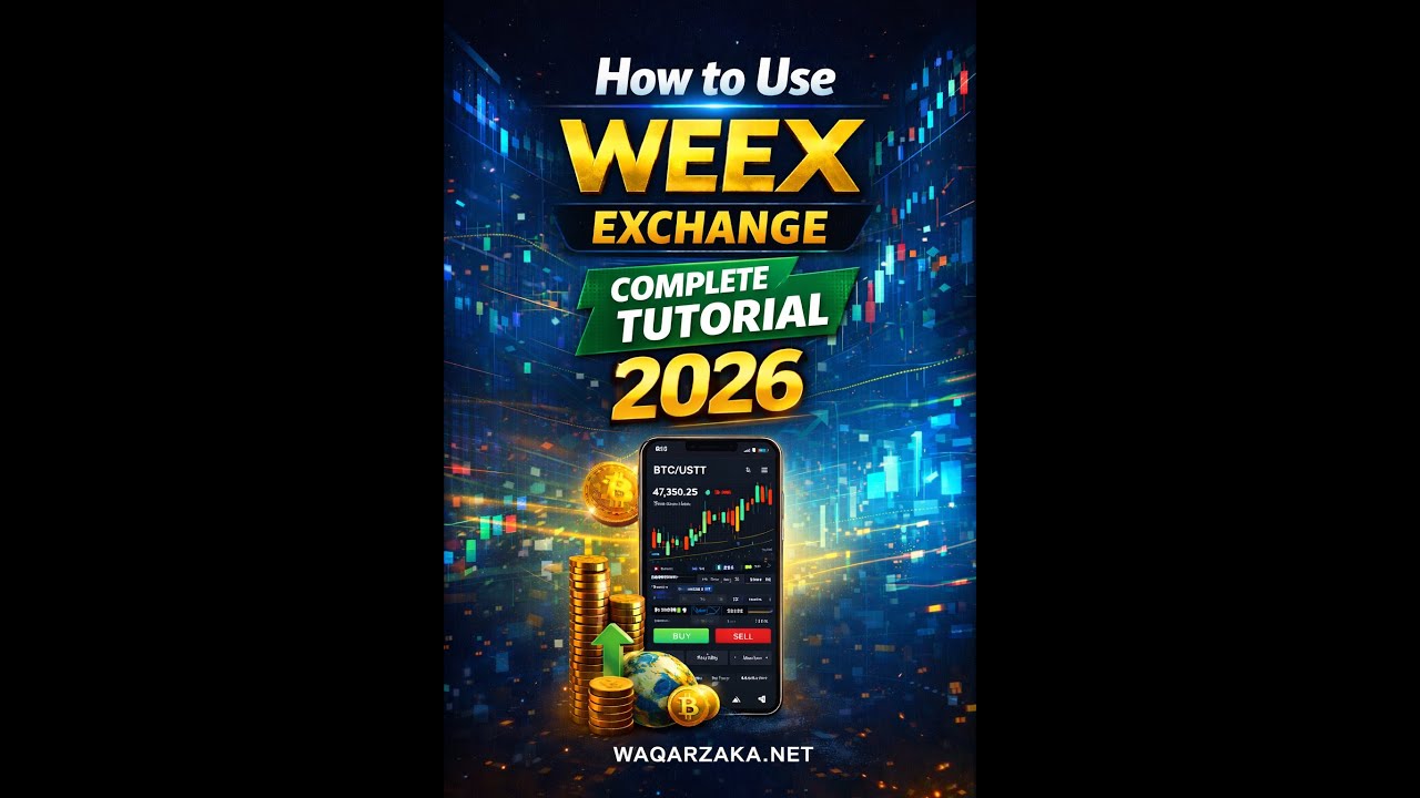 WEEX Exchange A to Z Tutorial | Step-by-Step Guide 2026. #waqarzaka #Weex  #trading #crypto #godzilla