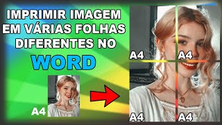 Imprimir uma imagem grande em várias folhas no WORD screenshot 3