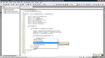 Mastering Unity 4 Scripting Tutorial: Create Patrolling Enemy AI | packtpub.com