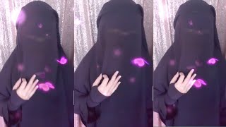 Bigo Live Full Tutup Jilbab Cadar Hitam, Cewek Cantik Viral