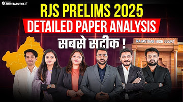 RJS Prelims Exam 2025: Complete Paper Analysis & Expected Cut-off | Rajasthan Judiciary Prelims 2025