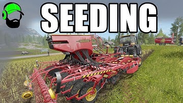 Farming Simulator 17 Courseplay Tutorial - How to seed with courseplay