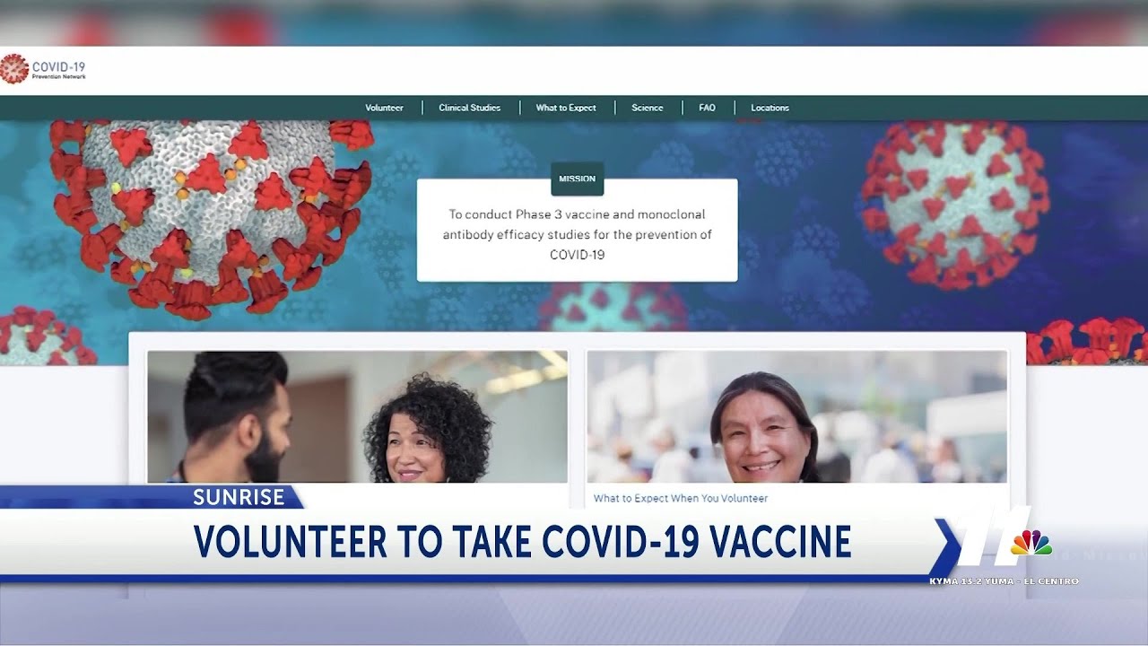 COVID-19 VACCINE VOLUNTEER