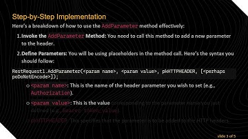 How to Pass Header Parameters in a Delphi REST Application