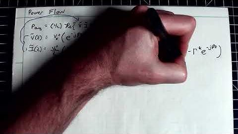 Lecture4b: Power Flow in Transmission Lines