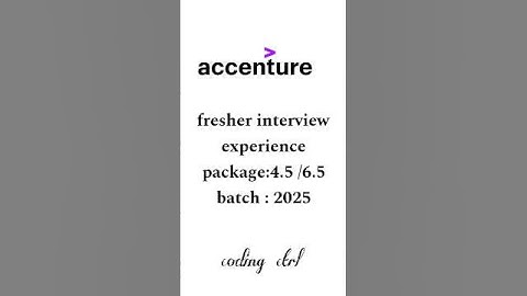 Accenture interview questions #accenture #campusplacementdrive #coding #accenturejobs #jobsearch
