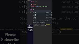 If else in JavaScript | Day 19 of 45 Days JavaScript Challenge | #codeminister #js