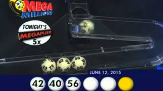 2015 06 12 Mega Millions Numbers and draw results
