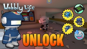 UNLOCK CADET SPACE SUIT + SHIP + DRINK HAT + PRESENT + ARTIFACT at SPACE CADETS 02 in Wobbly Life