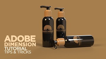 adobe dimension cc tutorial | create 3d Scene mockup | tips and tricks