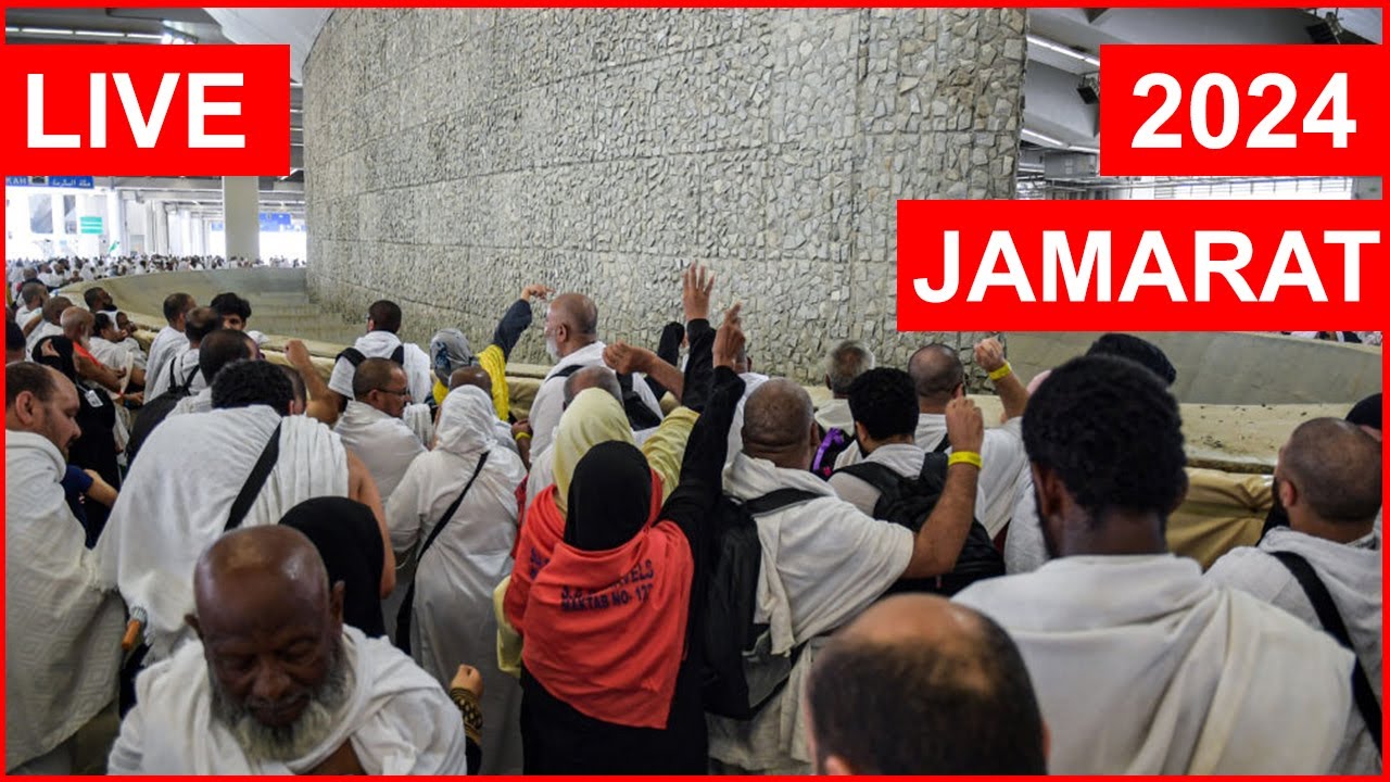 🔴Hajj Live 2024 Jamarat Live Mina Live Stoning of devil in Mina
