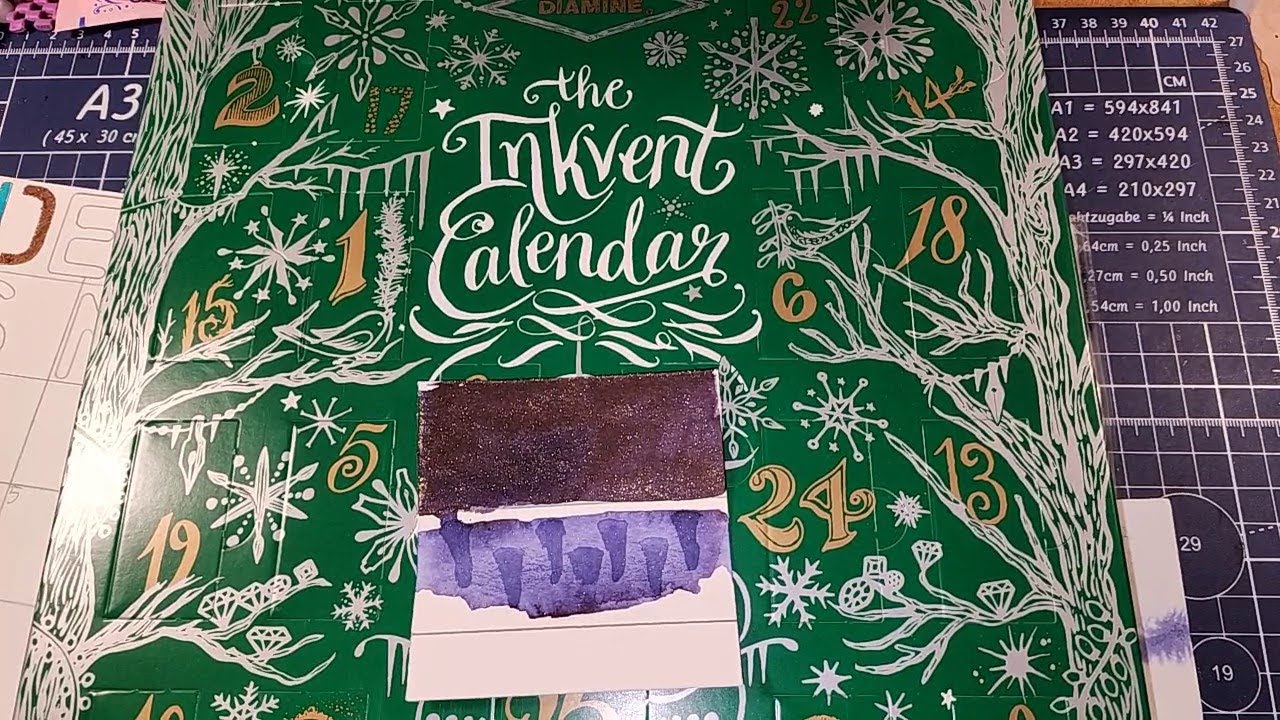 Diamine Inkvent Calendar Day 3 Solor Storm YouTube