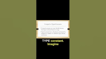 📌 Untyped vs Typed Constants in Go | Must-Know Interview Concept 🎯