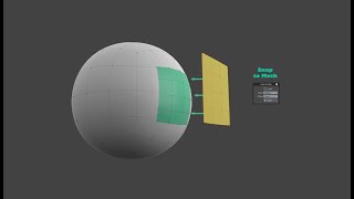 Snap to Mesh | eMesh Script Panel for MODO Wealth
