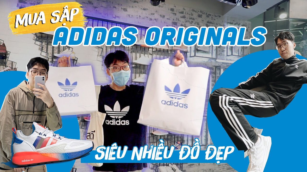shop adidas Update New MUA SẬP adidas Originals 👟 Sneakers, quần áo mới đẹp xĩu - Đủ mặc cả năm | maybayvlog