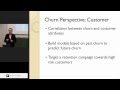 Mini Lecture: Churn Prediction: Analysis and Applications