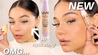 NEW NYX BARE WITH ME CONCEALER SERUM Review…DO YOU NEED IT? 👀