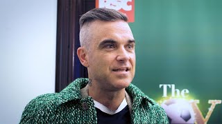 Robbie Williams Visits Rehearsals The Boy In The Dress