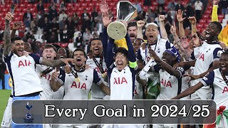 Every Tottenham Hotspur Goal in season 2024/25