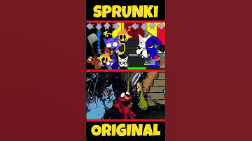 SPRUNKI VS ORIGINAL!! |Incredibox Sprunki vs Broken Strings #fnf Sesame Street Glitch #pibby #new