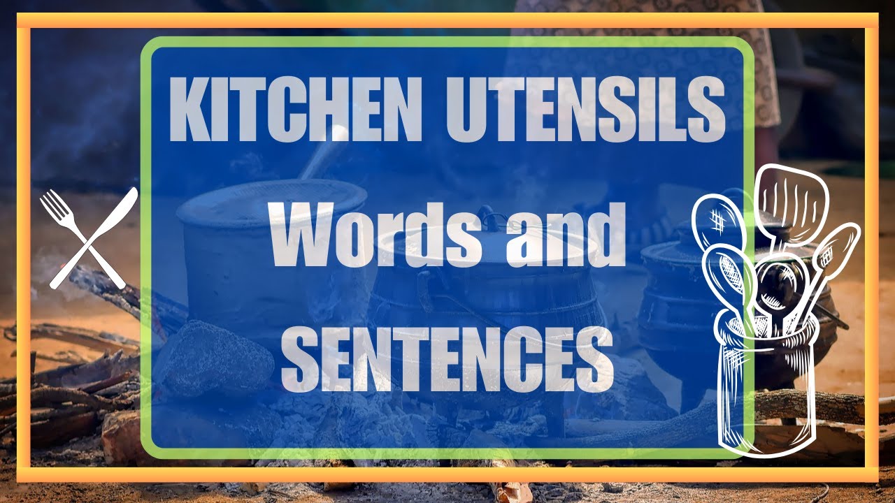Daily use in Kitchen utensils words and sentences for beginners1 YouTube
