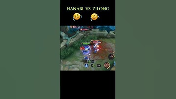hanabi vs zilong 🤣🔥in rank#mlbb#shorts#chishy gaming