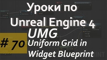Uniform Grid in Widget Blueprint UMG | Уроки по Blueprint | Уроки по Unreal Engine | Blueprint