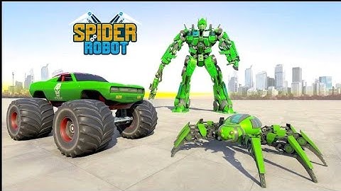 Grand Spider Robot Transformation || Monster Truck Robot Transform || ANDROID Gameplay