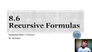 IM12H 8.6 Recursive Formulas