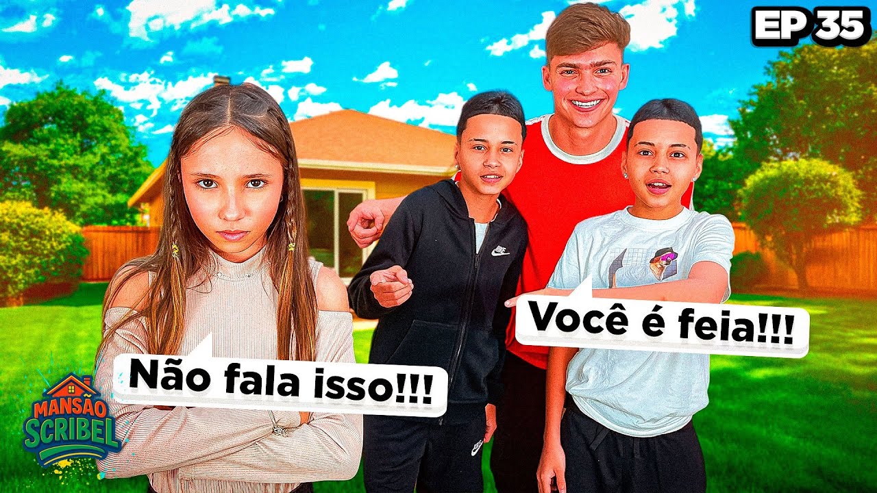 ANTÔNIO E JP TRATARAM MAL A FÃ MALUCA😱 ELA FICOU MUITO TRISTE NA MANSÃO SCRIBEL•Irmãos scribel• 