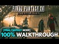 FF 16 - Echoes of the Fallen DLC - 100% Full Game Walkthrough (Final Fantasy Mode) - No Commentary
