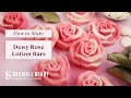 Anne-Marie Makes Dewy Rose Lotion Bars - Heartfelt Collection | Bramble Berry