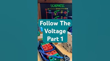 Voltage testing on a contact interlocking electrical circuit. #schematics #electricalcircuit