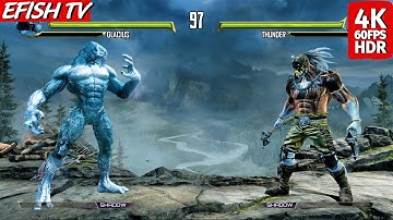 Glacius vs Thunder (Very Hard) - Killer Instinct | 4K 60FPS