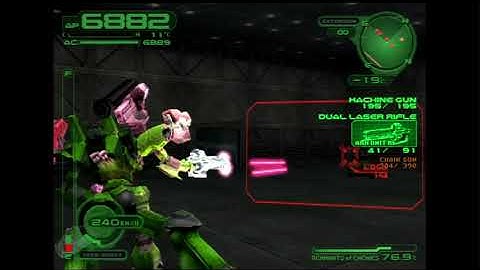 Silent Line: Armored Core - Hard - Mission - Secure Fortress NK-432 - S Rank - Part: CAW-TITAN4