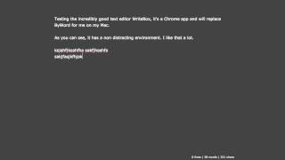 I now use the Chrome App WriteBox instead of ByWord on my Mac