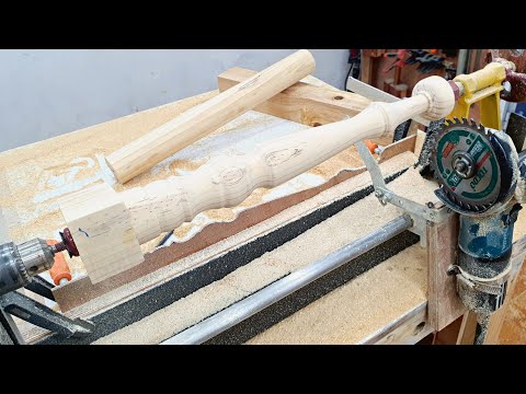 Video: DIY wood lathe: assembly materials and machine capabilities
